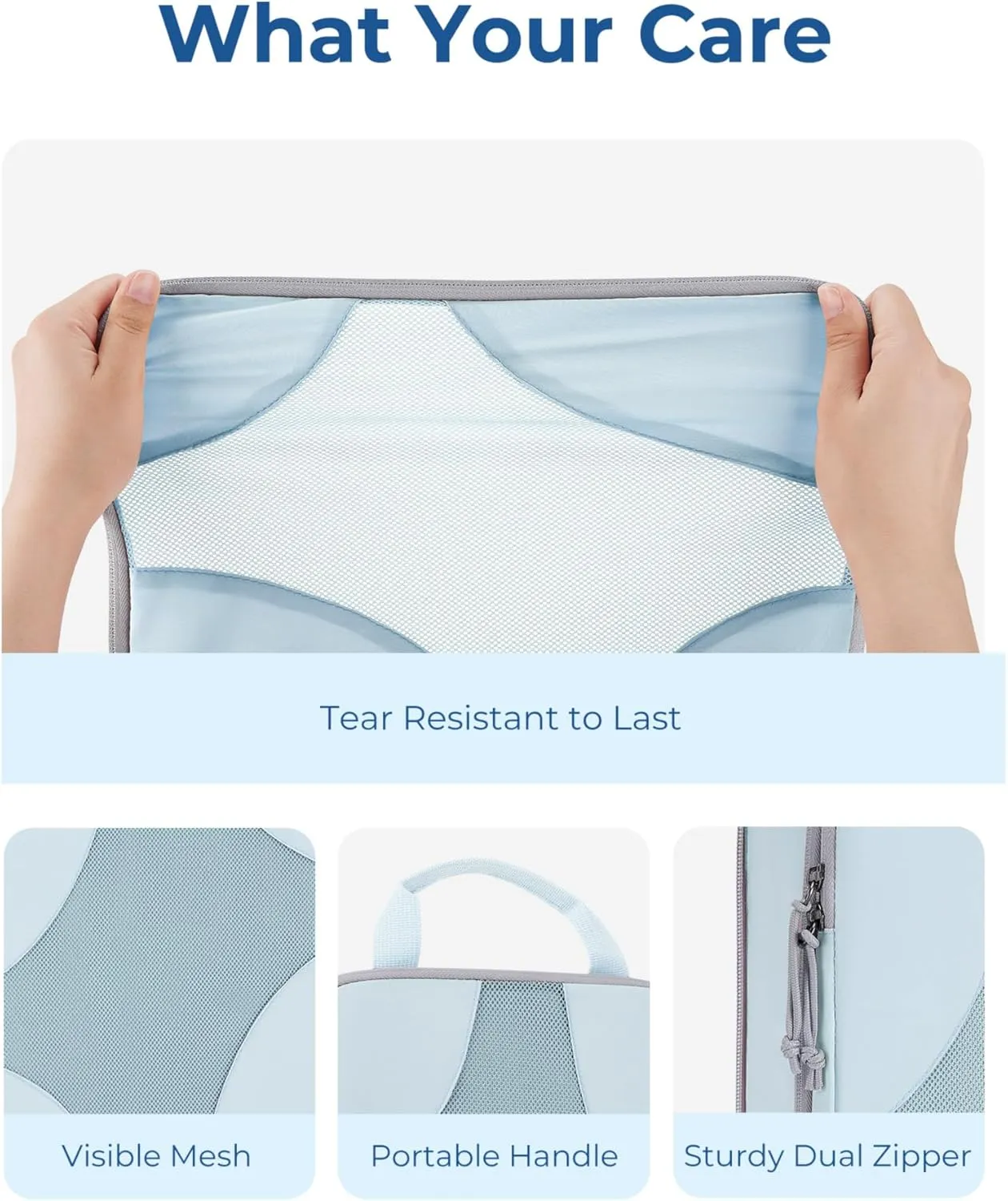 BAGSMART Compression Packing Cubes for Travel, Compressible Luggage Organizer for Cruise Ship, Lightweight Travel Essentials 6-Pack 1L 2M 2S 1Shoe Bag