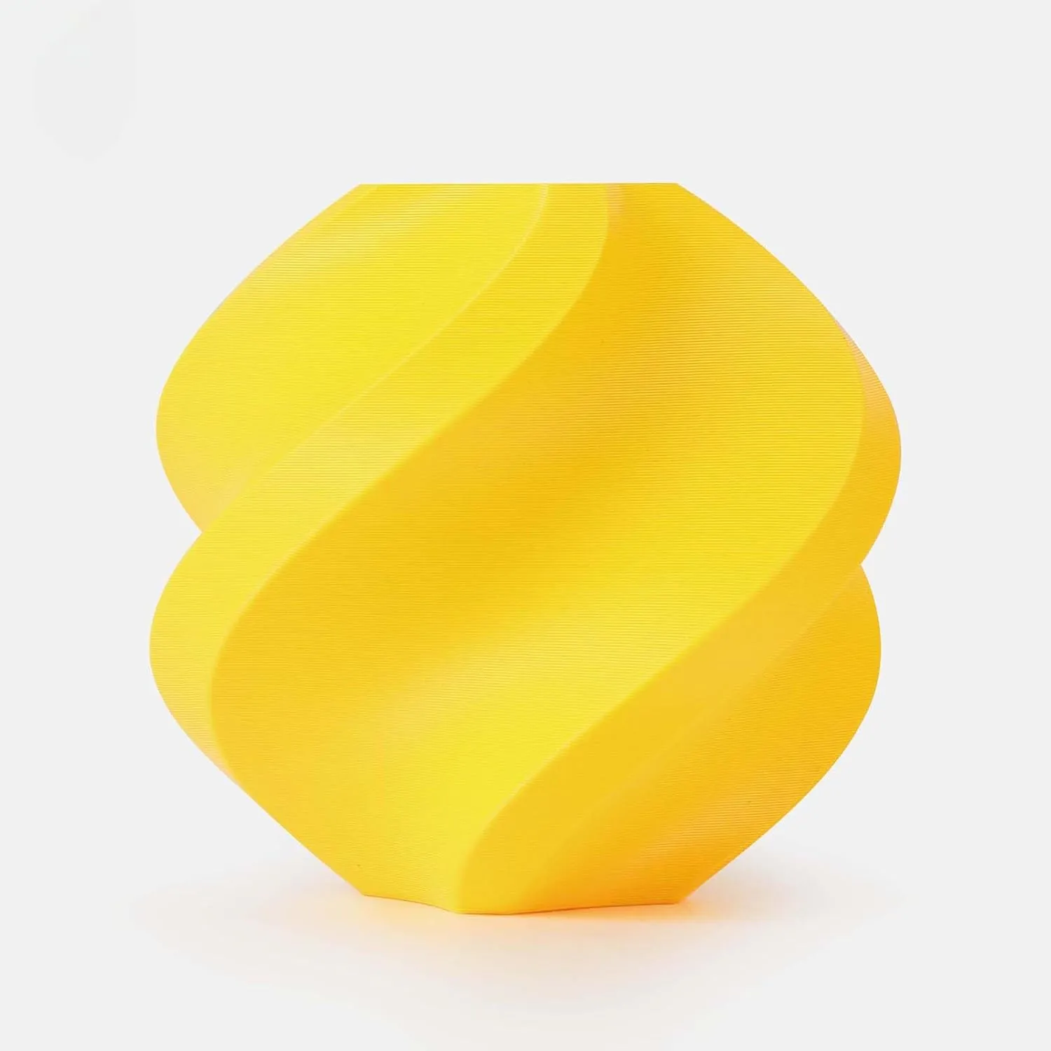 Bamboo1.75MM PLA Basic Refill Filament High Toughness High Speed &Easy Printing Eco Friendly with RFID for Bambu Lab A1,X1,P1 AMS 1KG  /- 0.03mm Without Spool (Yellow 10400)