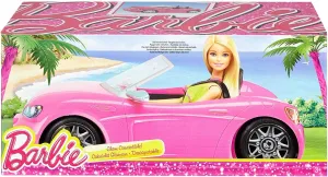 Barbie DVX59 Autre Glam Convertible Sports, Toy Vehicle for Doll, Pink Car