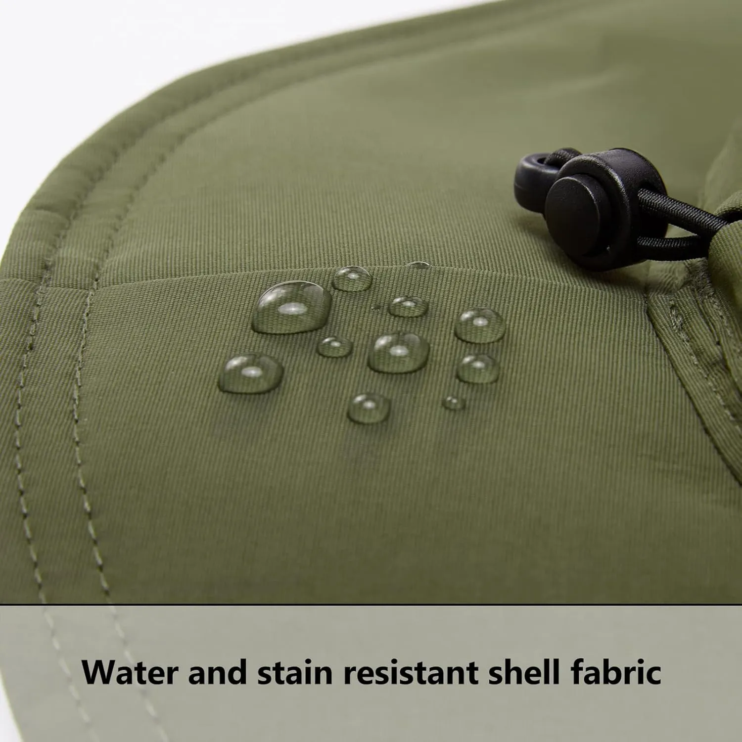 BASSDASH UPF 50  Sun Fishing Hat Water Resistant with Detachable Neck Flap