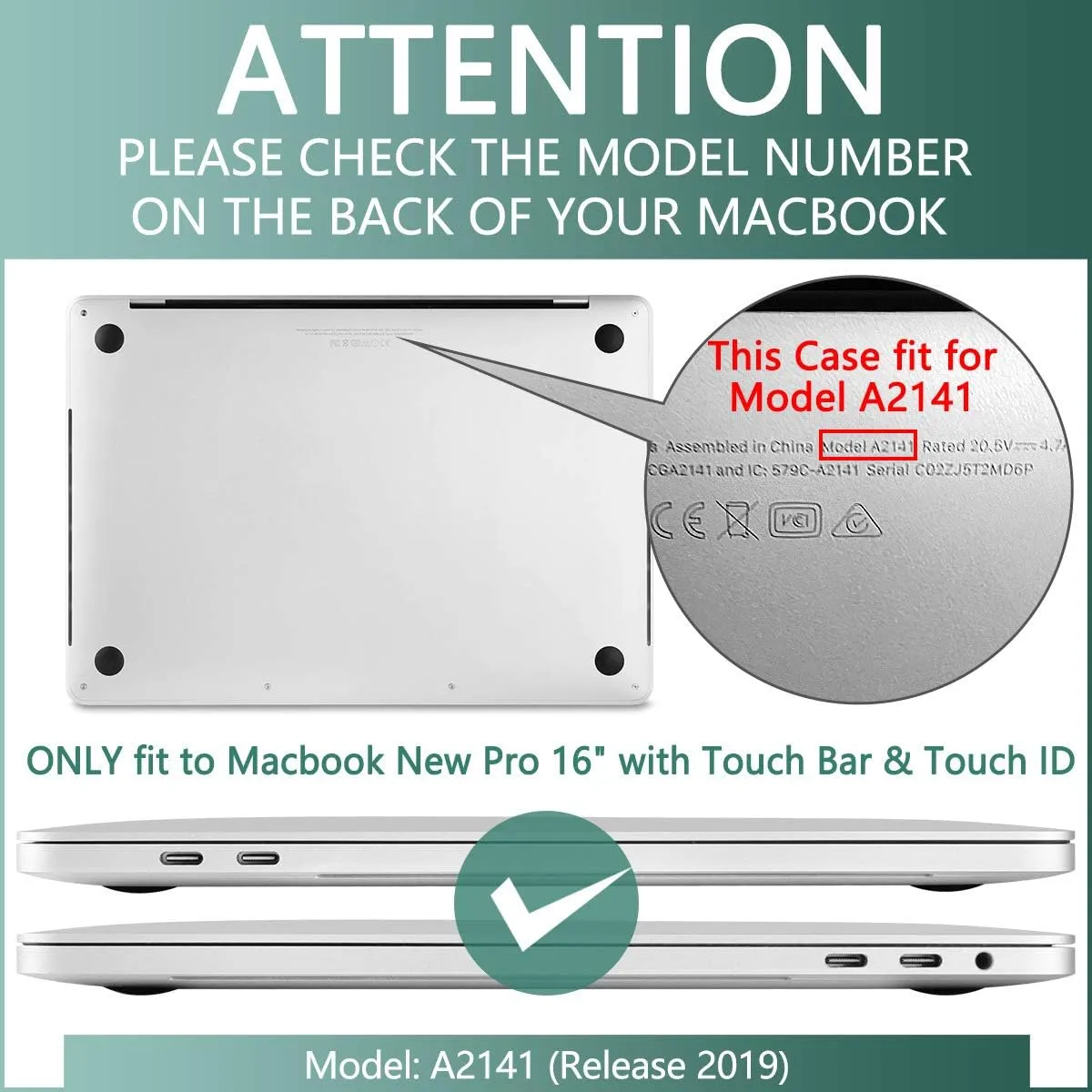Batianda Case for Previous MacBook Pro 16 inch 2019 Release Model A2141, Hard Shell Case for Old MacBook Pro 16-inch Retina Display with Touch Bar & Touch ID, Cactus