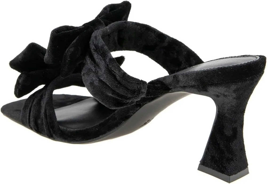 BCBGeneration Womens Ramira Bow Velvet Slide