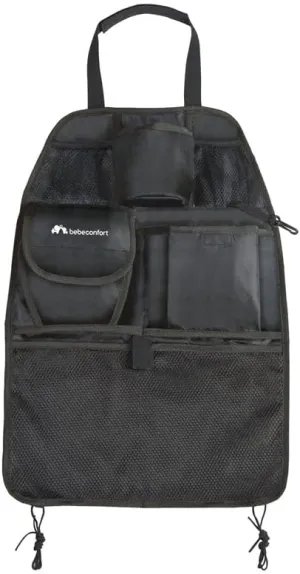BEBE CONFORT Back Seat Organizer, Car Seat Organizer, Universal fit, Storage for Kids, Pockets, Bottle Holder, Toy Storage for Kids, from Birth