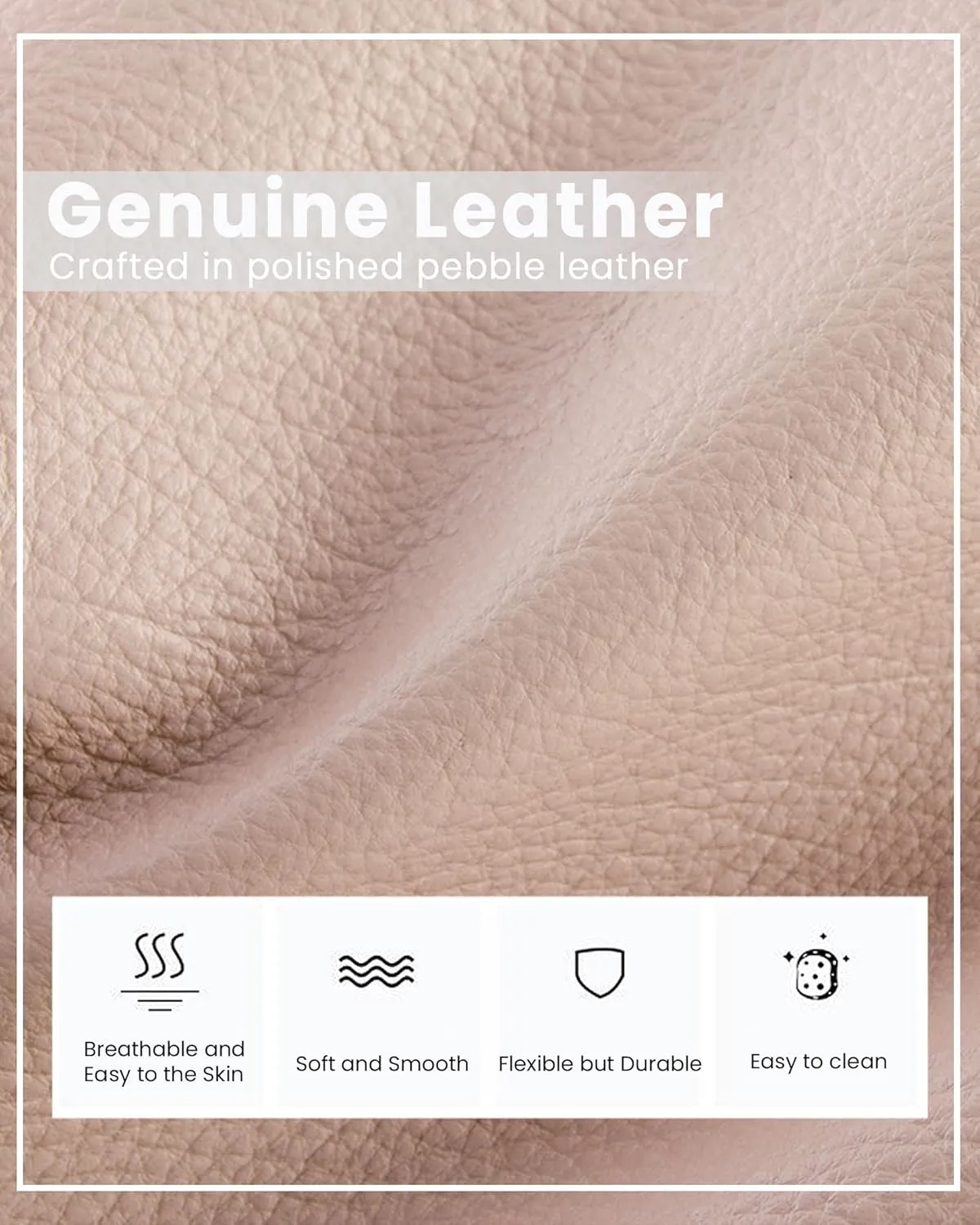 befen Genuine Leather Small Crossbody Bags for Women, Cell Phone Cross body Purse Bag with RFID Blocking Card Slots