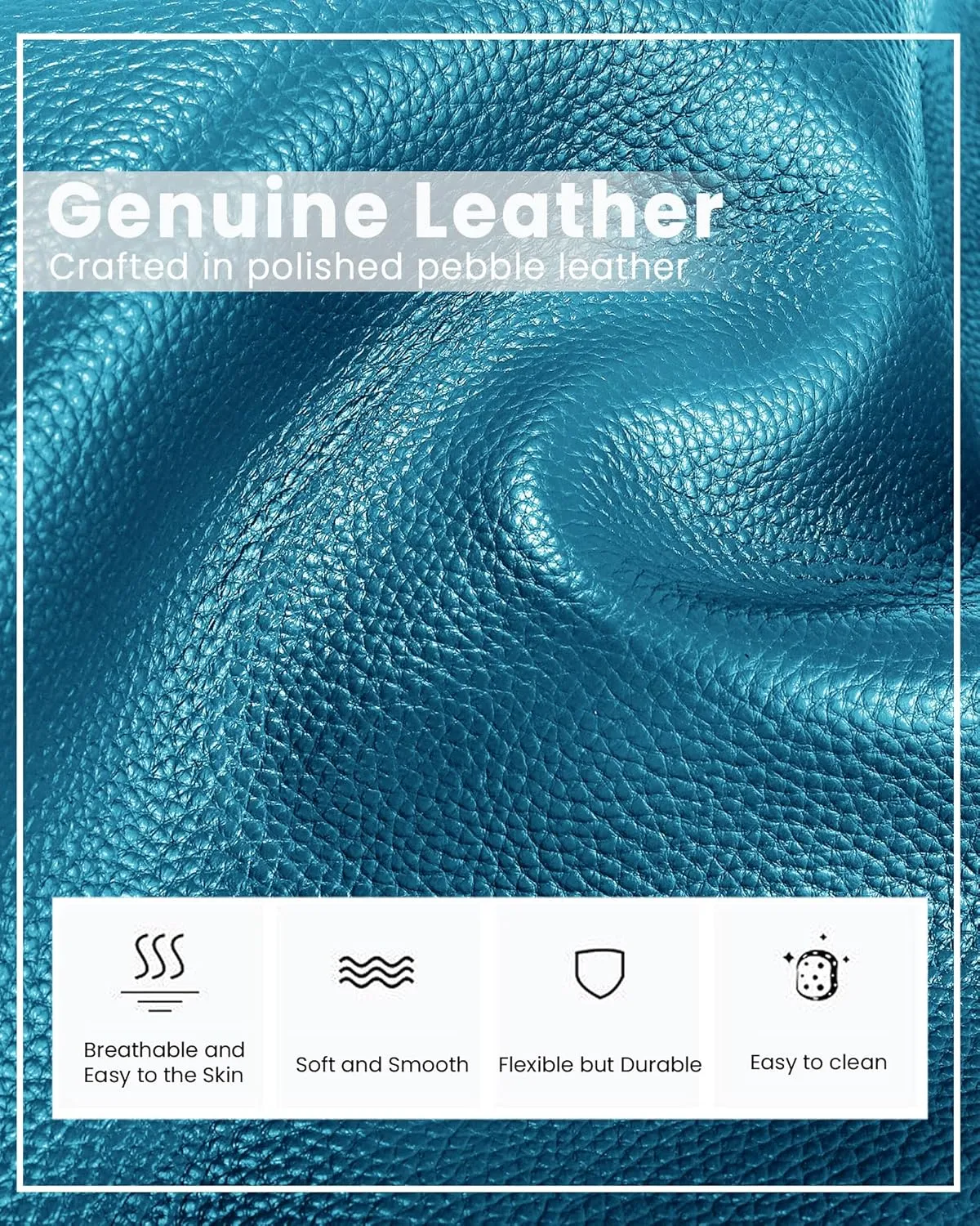 befen Small Genuine Leather Crossbody Bag for Women Trendy Crossbody Purses with RFID Blocking Card Slots