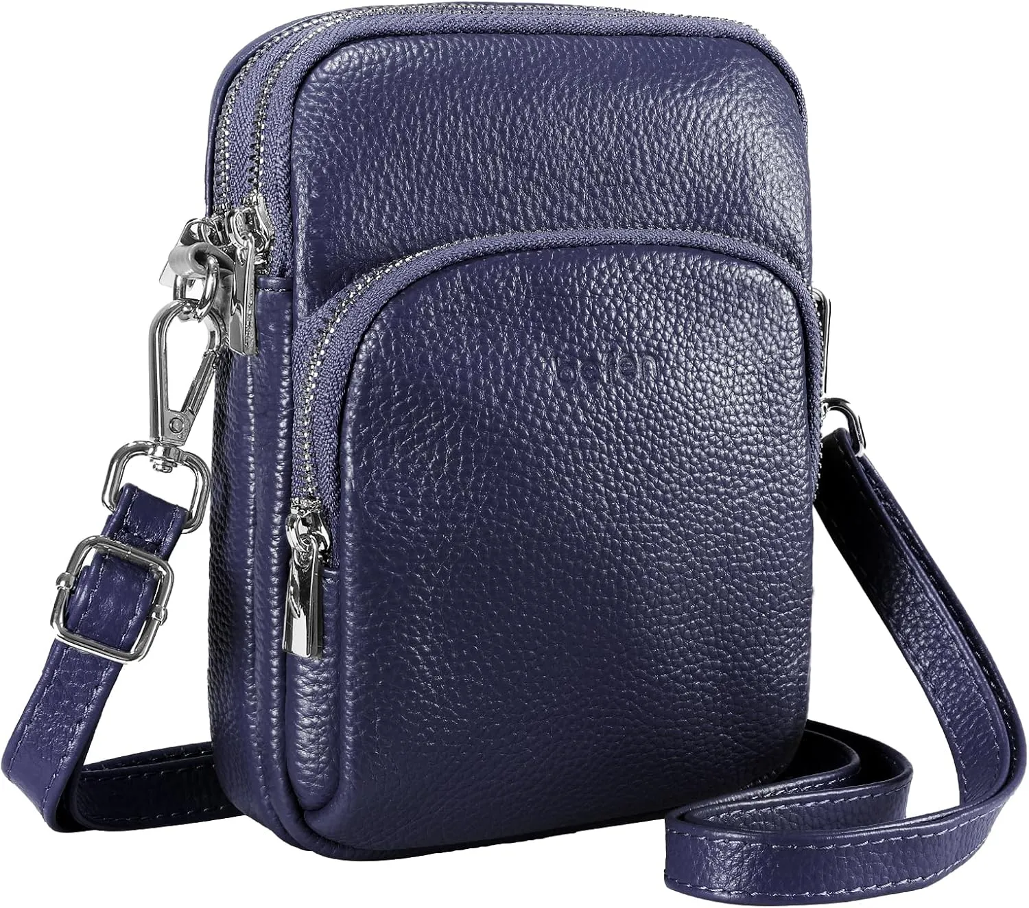befen Small Genuine Leather Crossbody Bag for Women Trendy Crossbody Purses with RFID Blocking Card Slots