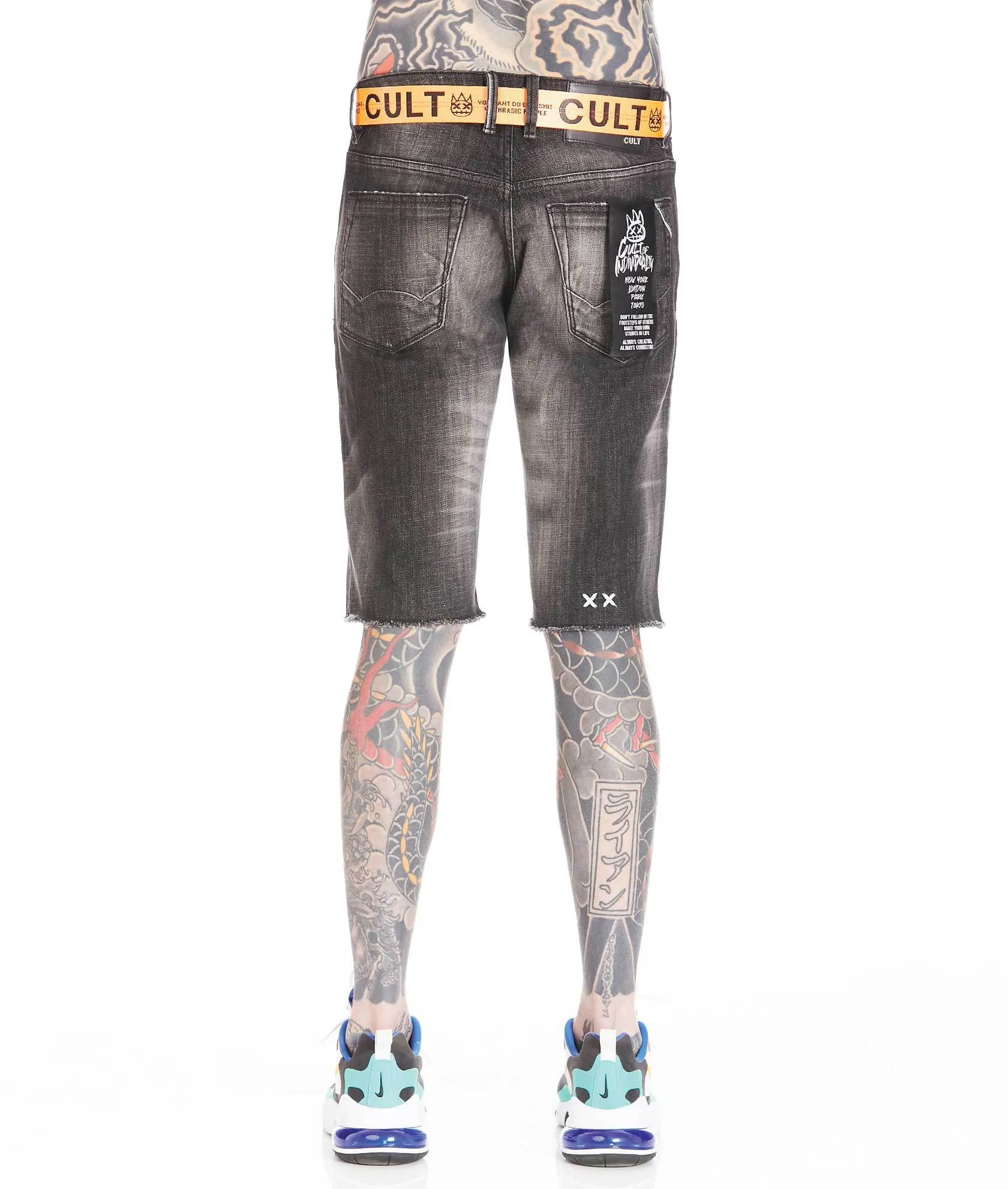 Belted Rocker Shorts In Razor