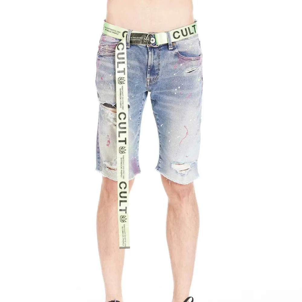 Belted Rocker Shorts In Skittle