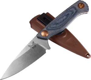 Benchmade - Dacian Fixed Blade Knife with Blue Denim Micarta Handle (203)