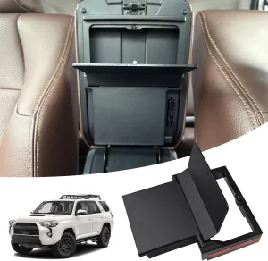 BESTAOO One-Touch Hidden Storage Box for Toyota 4Runner Accessories Compatible with 2010-2022 2023 2024 Toyota 4Runner Center Console Organizer Armrest Interior Accessories