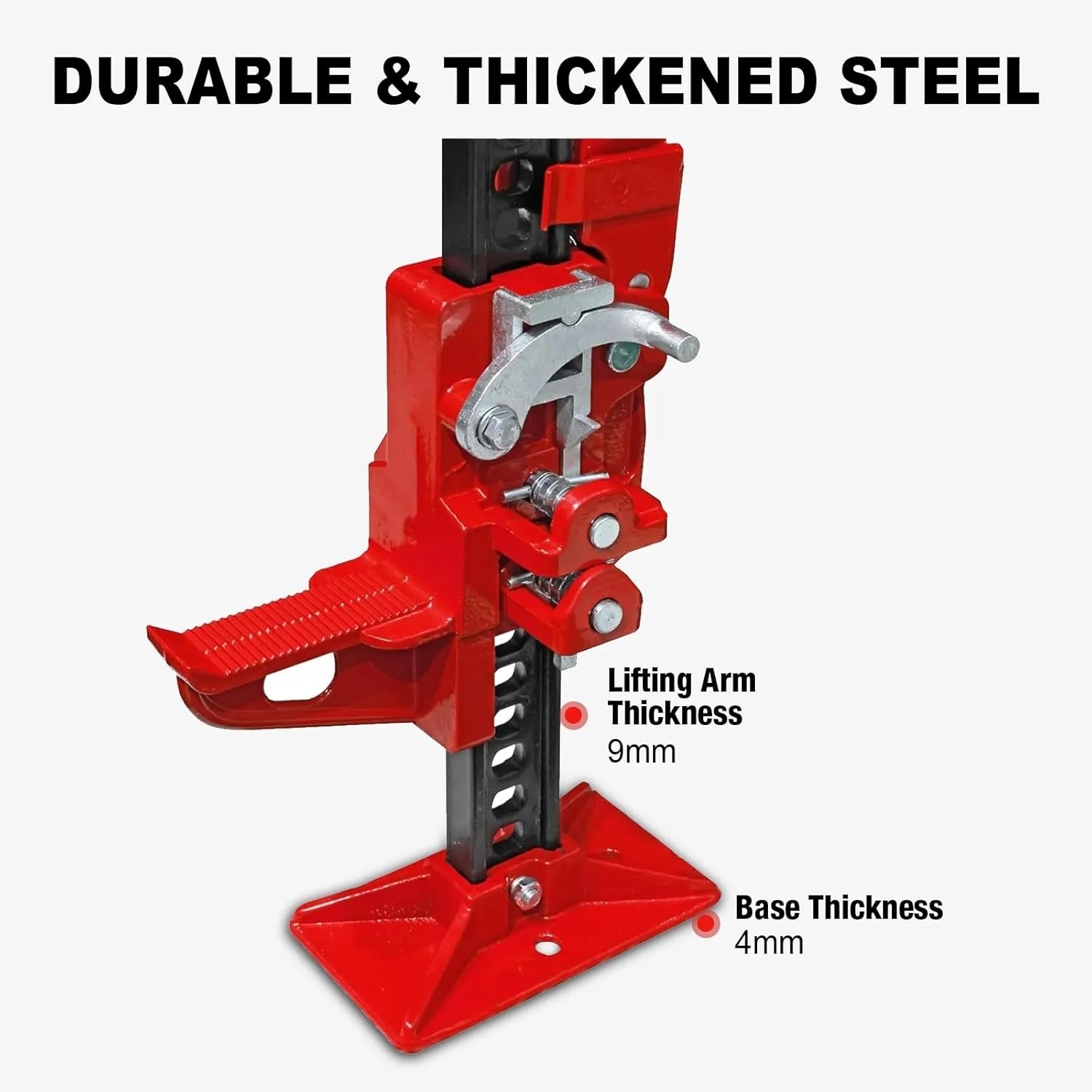 Big Red TRA8335-1 Torin 33" Ratcheting Off Road Utility High Lift Farm Jack, 3 Ton (6,000 lb) Capacity