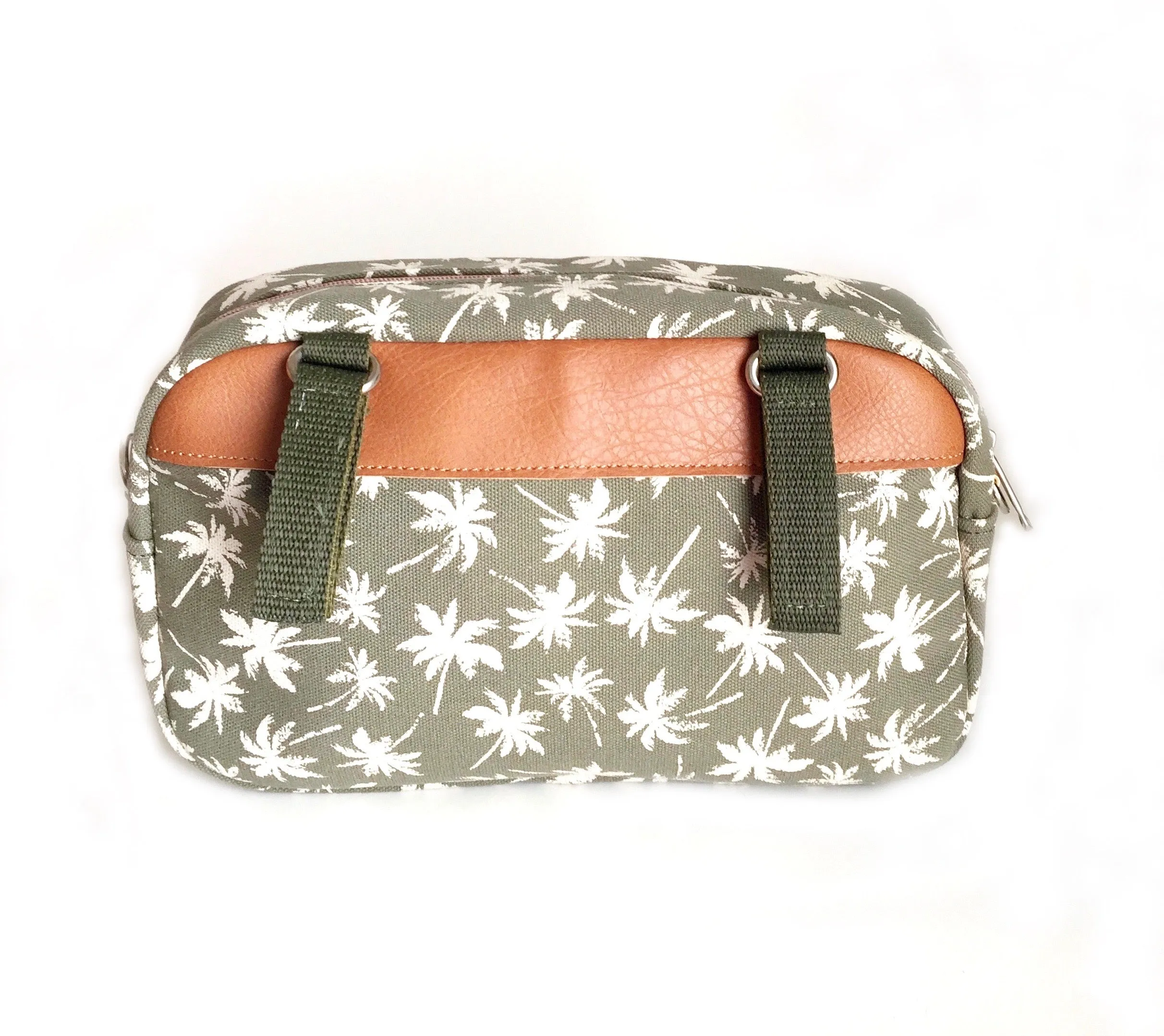 BIKE PACK -  Handlebar Green Palms canvas