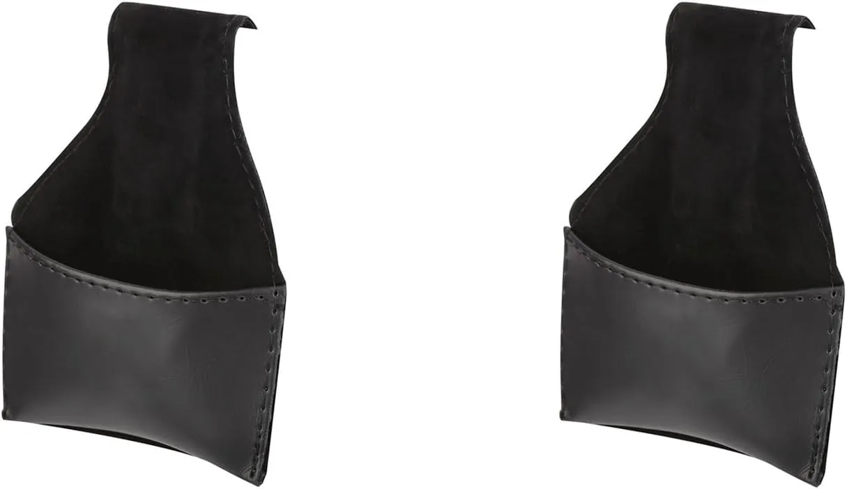 Billiard Chalk Holder, Portable PU Pouch Bag Accessory Black, Can Hold Chalk to Keep Cloth or Bag Clean, With a Hook for Quick and Easy Carrying