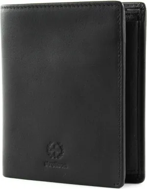 Blackwall Billfold V8 Wallet RFID Leather 10 cm, Black, Einheitsgröße, coin purse