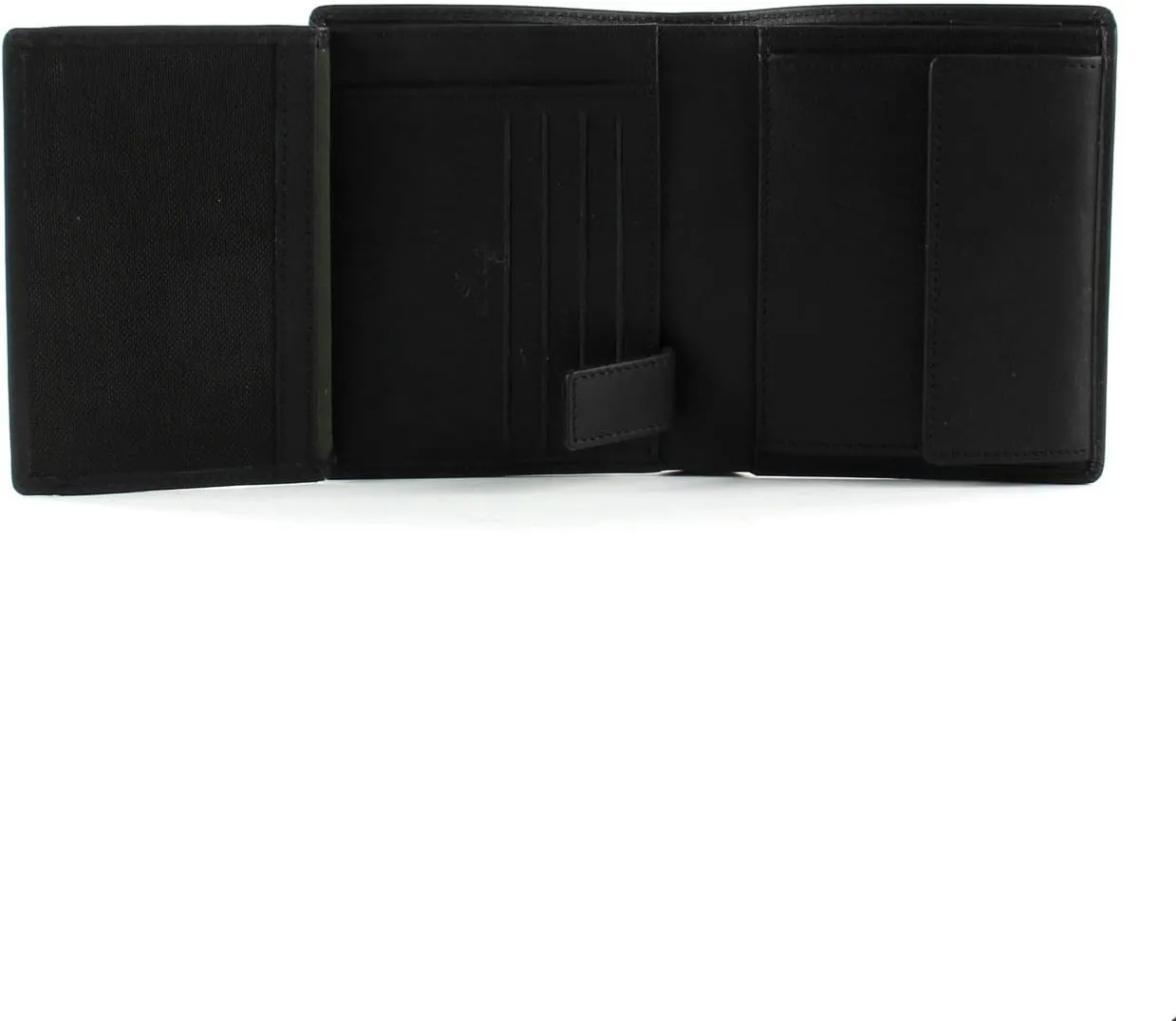 Blackwall Billfold V8 Wallet RFID Leather 10 cm, Black, Einheitsgröße, coin purse