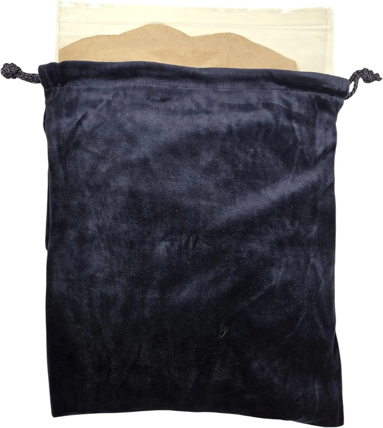 Blue Velvet Cremains Bag – Small (5” x 7”) – Designed for USE Inside The URN – Includes Resealable Plastic Bag for Secure Containment of Ashes.