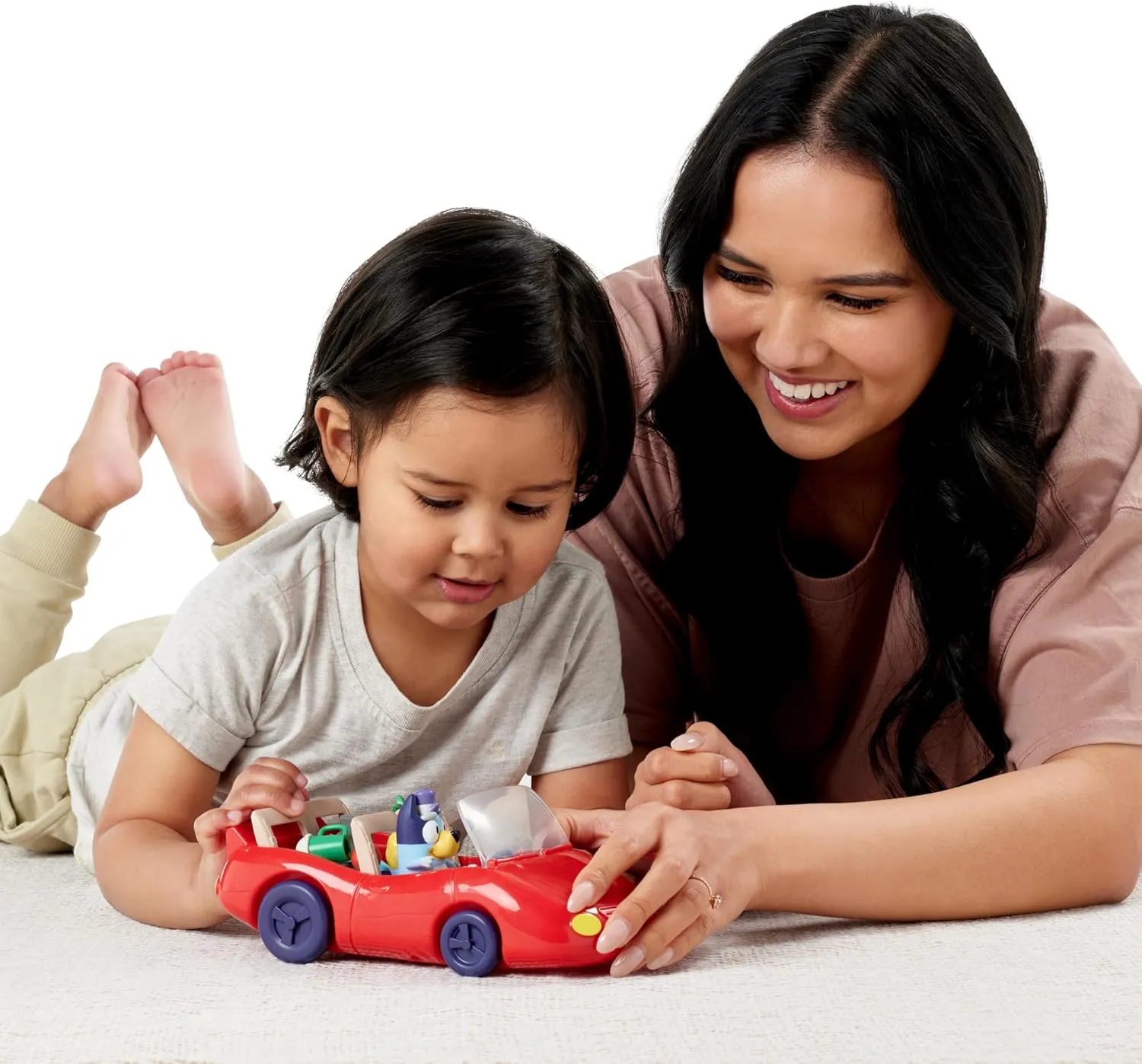 Bluey Vehicle and Figure Pack, Escape Convertible with 2.5 inch Exclusive Figure, 4 Accessories and Sticker Sheet