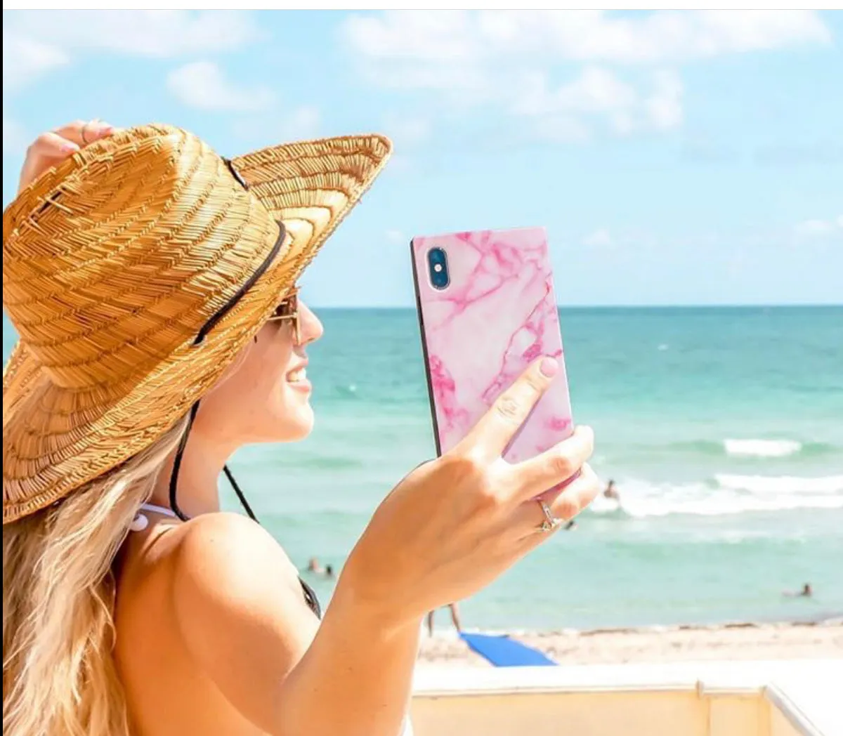 Blush Marble iPhone Case