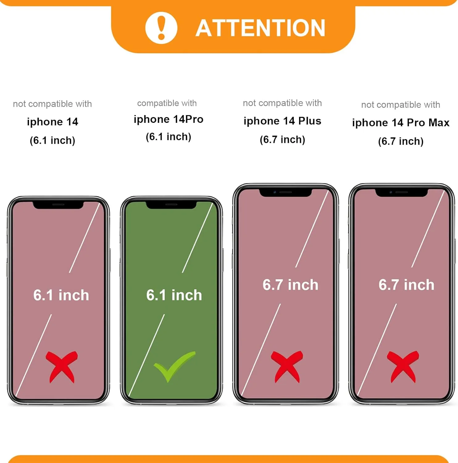 Bocasal Crossbody Wallet Case for iPhone 14 Pro, RFID Blocking PU Leather Zipper Handbag Purse Flip Cover, Kickstand Folio Case with Card Slots Holder Wrist Strap Lanyard 5G 6.1 Inch (Red)