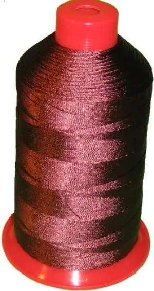 Bonded Nylon Sewing Thread #92 T90 1850yds for Outdoor, Upholstery (Burgundy Red)