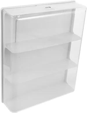 Bookshelf Riser Stand Acrylic Display Box for Collectibles Mini Action Figures and Sticker Vendors