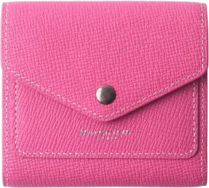 Borgasets Small Wallet for Women Genuine Leather RFID Blocking Card Holder Organizer Pocket Compact Bifold Ladies Mini Purse