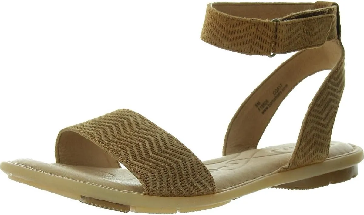 BORN Womens Padded Insole Leather Ankle Strap