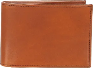 Bosca Small Bifold Wallet - RFID Saddle One Size