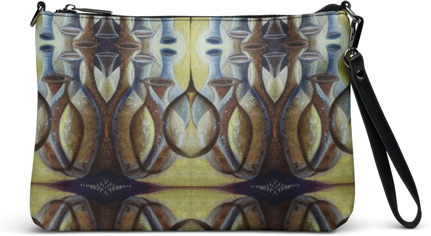 Brown Spanish Jars Crossbody Bag