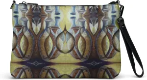 Brown Spanish Jars Crossbody Bag