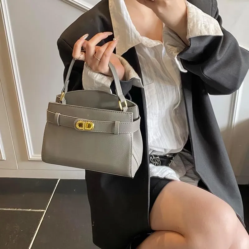 Bucket Bags for Women Crossbody Top Handle Bag Mini Bucket Purse Elegant Hobo Tote Handbag Faux Leather Shoulder Bag