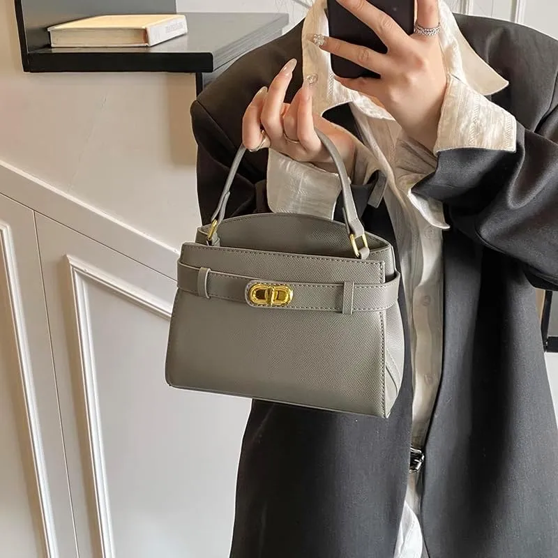 Bucket Bags for Women Crossbody Top Handle Bag Mini Bucket Purse Elegant Hobo Tote Handbag Faux Leather Shoulder Bag