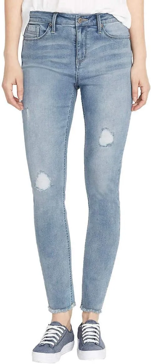 Buffalo David Bitton Ladies' Jess Rip and Repair Jean (Light Blue, 10/30)