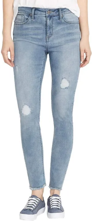 Buffalo David Bitton Ladies' Jess Rip and Repair Jean (Light Blue, 10/30)