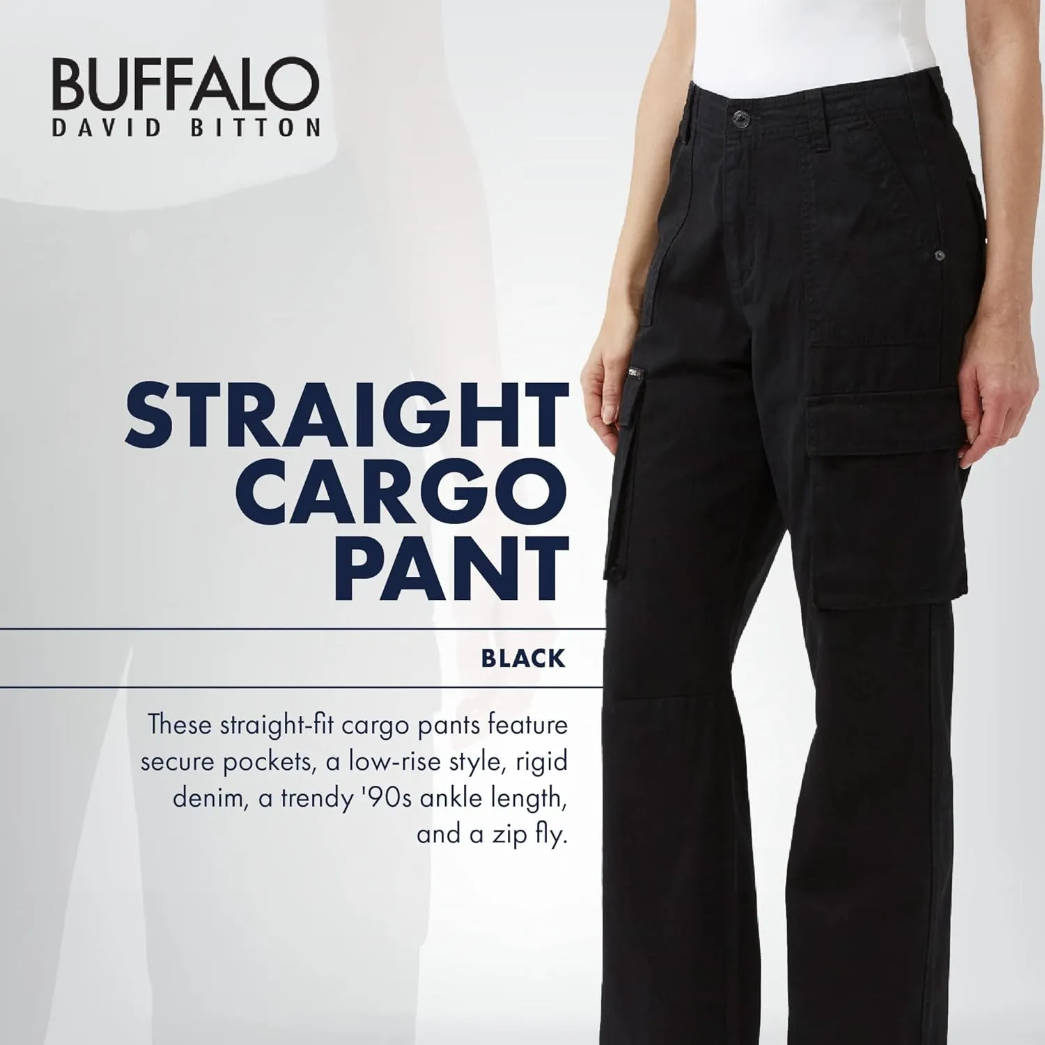 Buffalo David Bitton Women's Straight Cargo