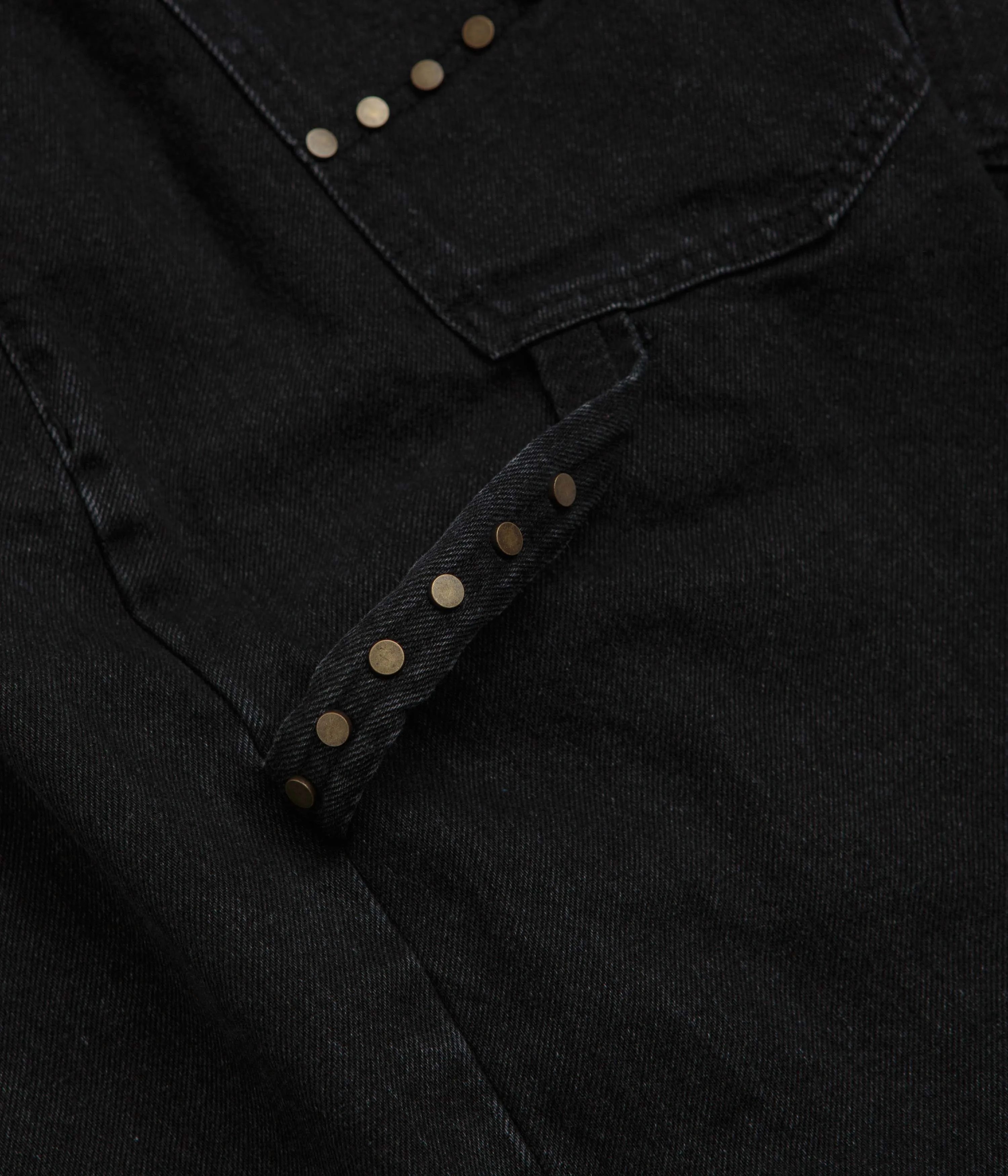 Butter Goods Rivet Denim Shorts - Washed Black