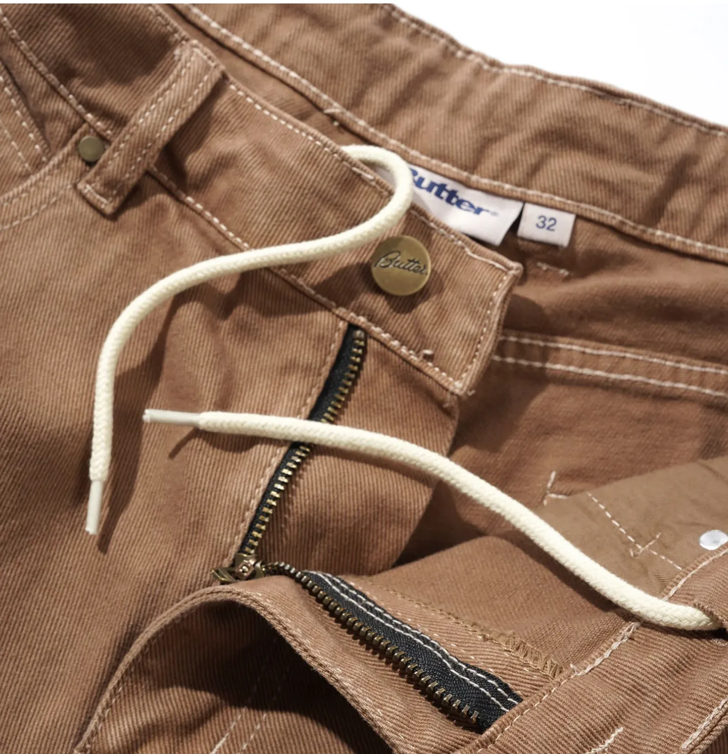 Butter Weathergear Heavy Weight Denim Jean - Brown