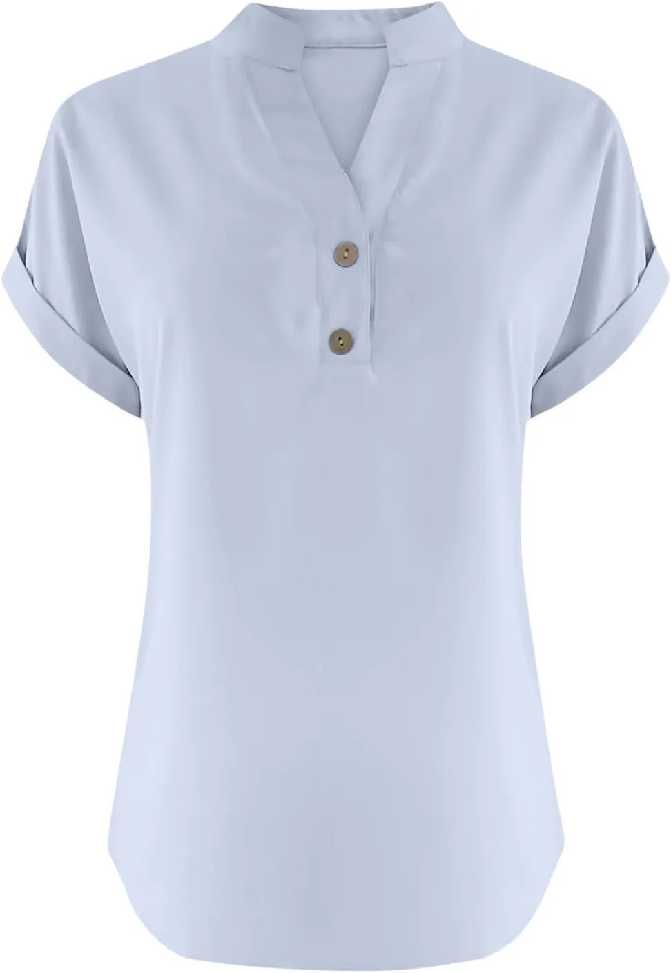 Button Down Shirts for Women Lightweight Cotton Linen Cap Sleeve Tops Casual Loose Spring Summer Beach Blouses