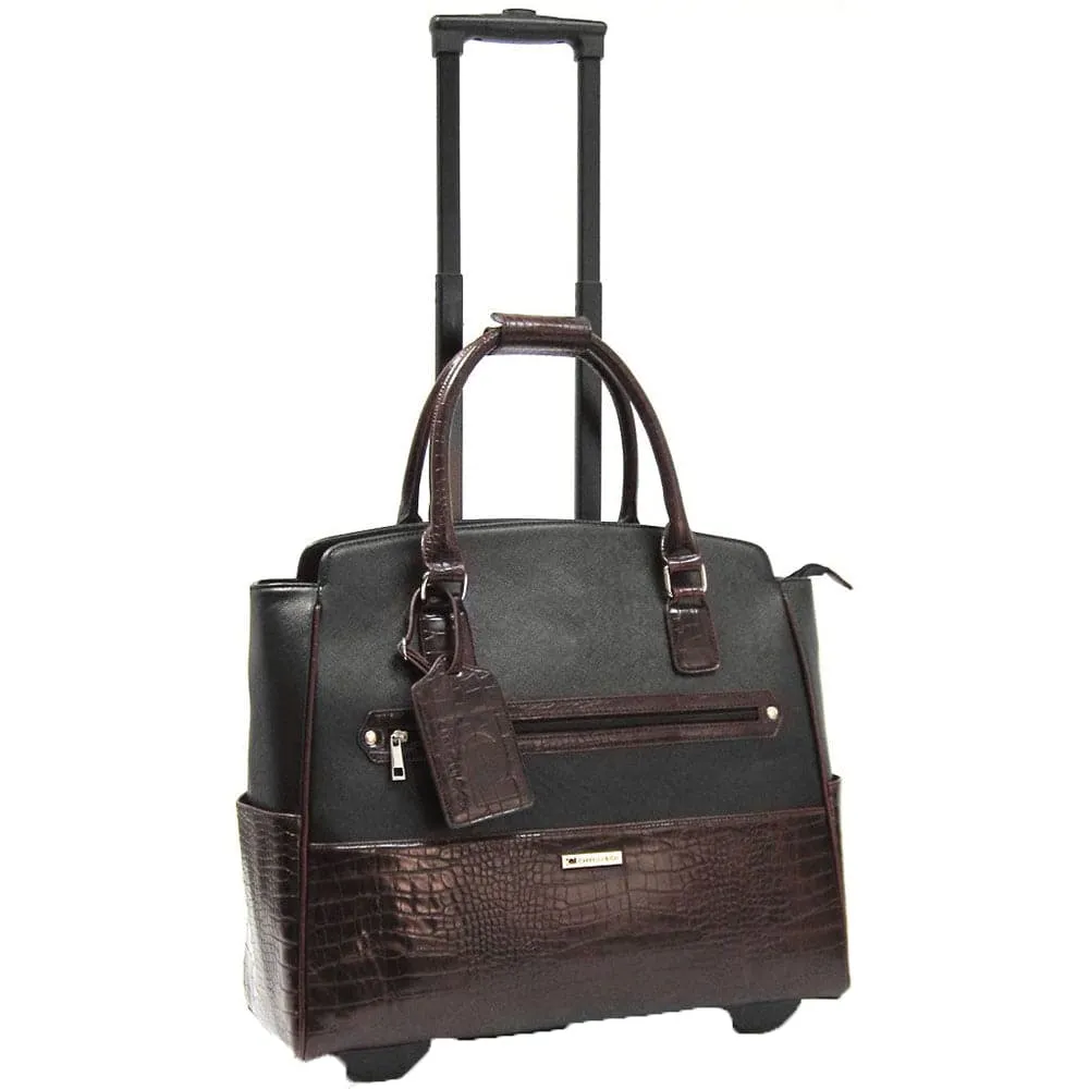Cabrelli & Co. Fashion Executives Darcey Duplex 15"Rolling Briefcase