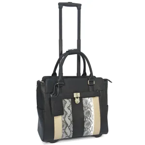 Cabrelli & Co. Linda Locket Rolling Briefcase