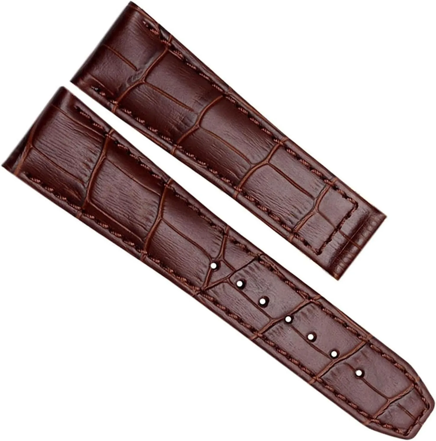 Calfskin Leather Watch Strap For MAURICE LACROIX Eliros Cow Genuine Leather Watchband