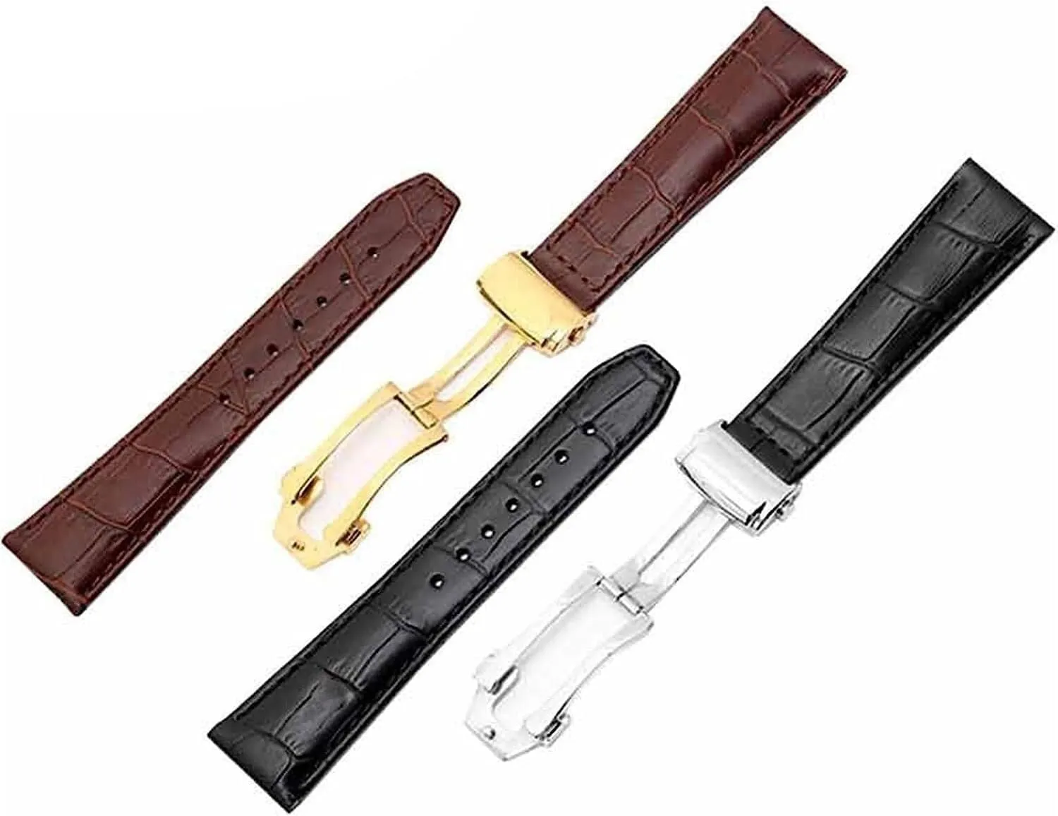 Calfskin Leather Watch Strap For MAURICE LACROIX Eliros Cow Genuine Leather Watchband