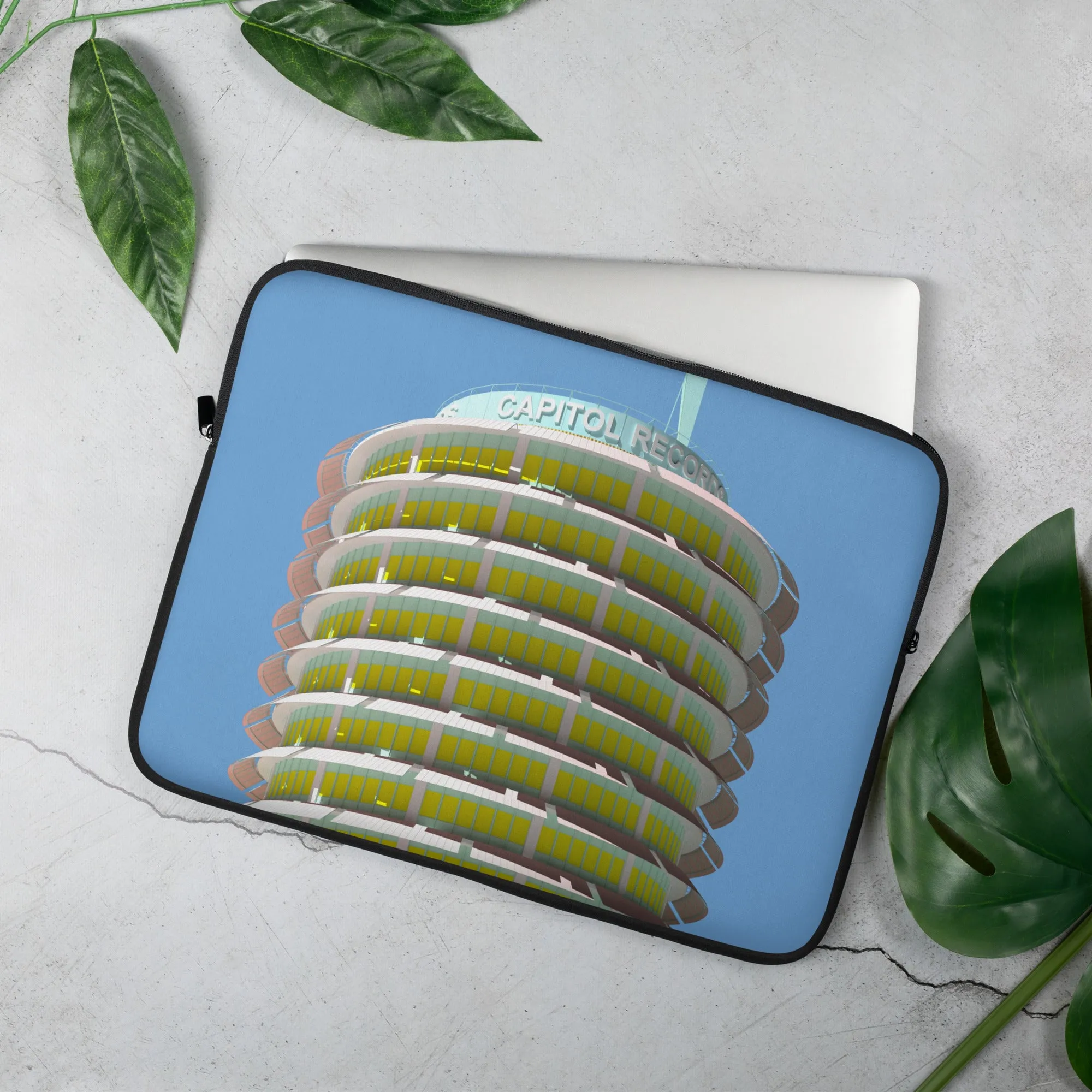 Capitol Records Building Laptop Sleeves