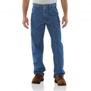 Carhartt Men's Discontinued Loose/Original Fit Signature Denim Dungaree Pant
