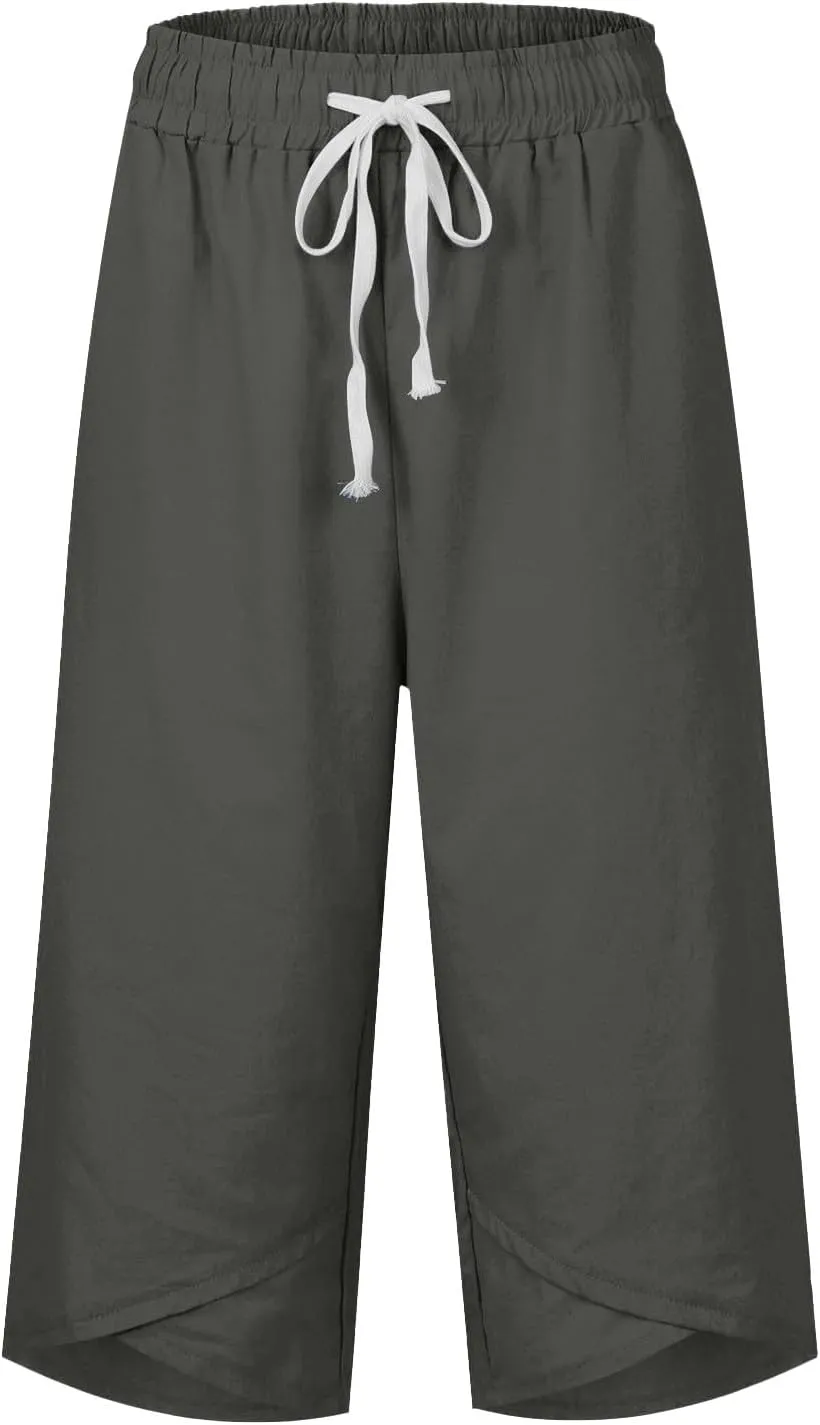 Casual Pants for Women Baggy Long Sleeve Pajama Home Suit Can Be Worn Outside Crop Linen for Women