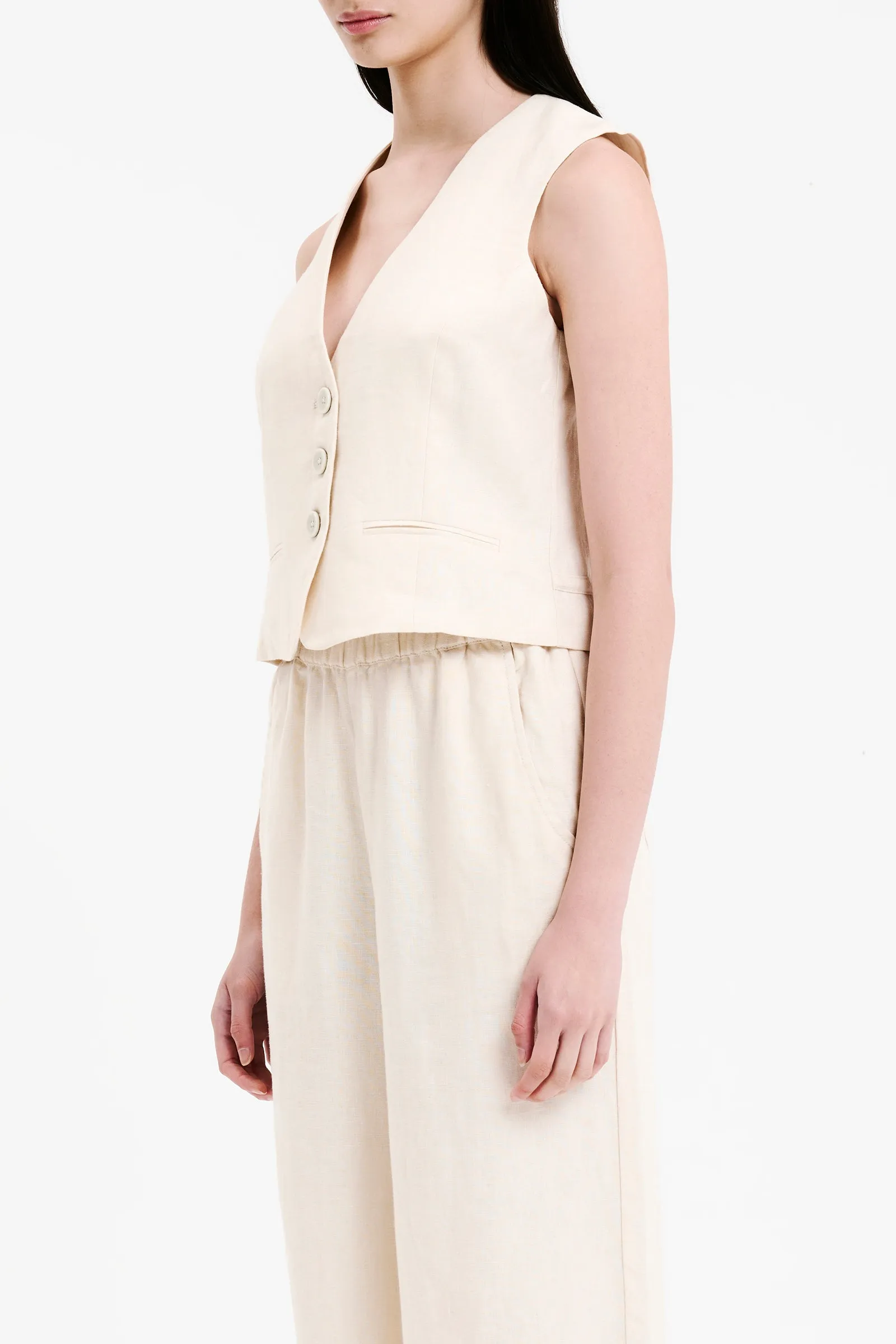 CERES LINEN VEST