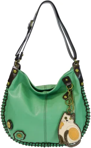 CHALA Charming Hobo/Xbody (Cat) (Teal)