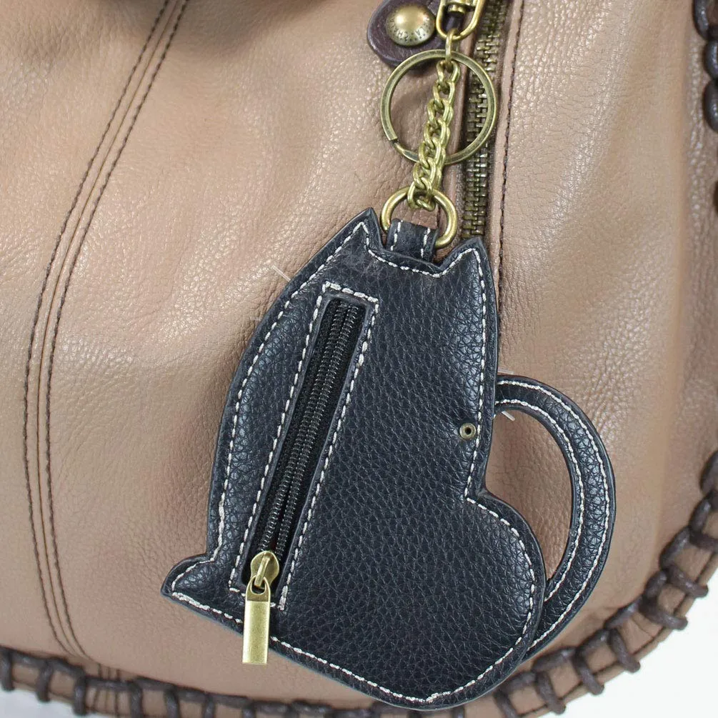 Chala Purse Handbag Hobo Cross Body Convertible Brown Fat Cat Bag