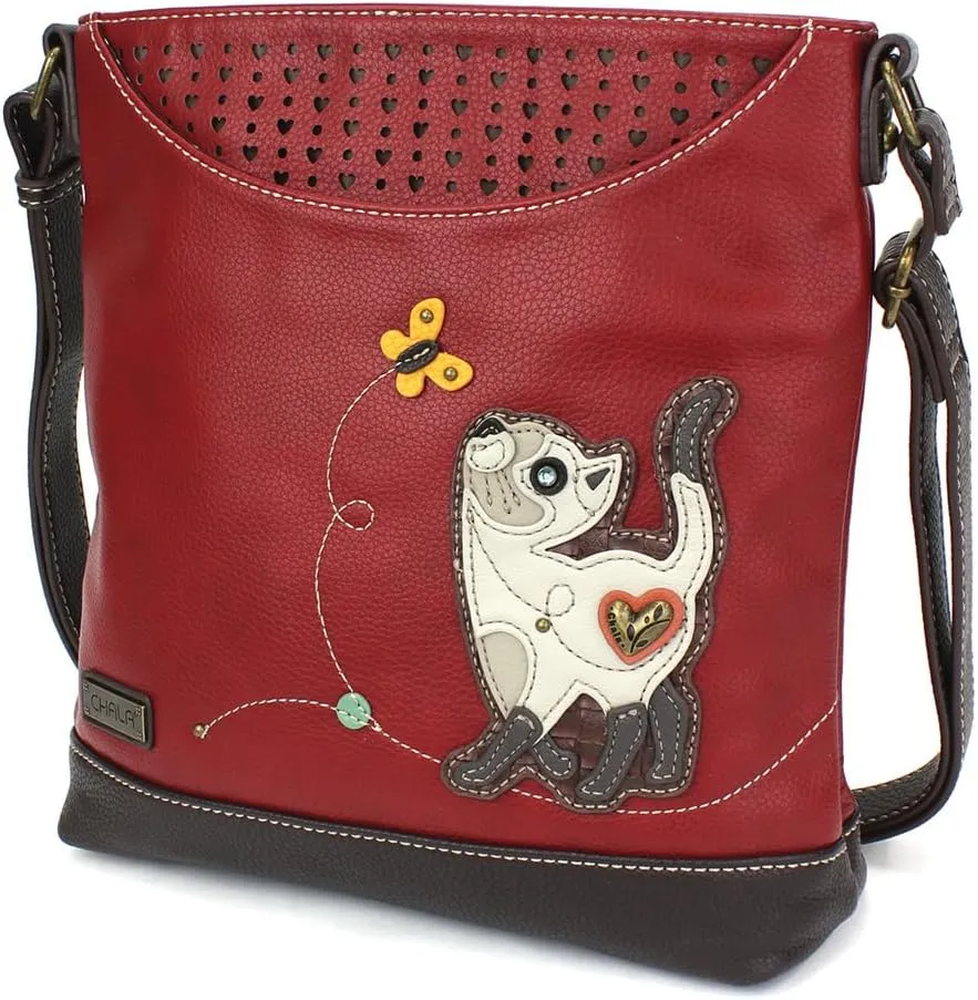 CHALA Sweet Messenger Mid Size Shoulder Purse with Adjustable Strap