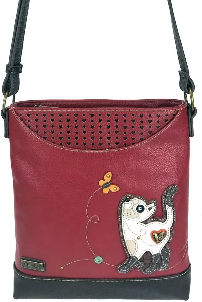 CHALA Sweet Messenger Mid Size Shoulder Purse with Adjustable Strap